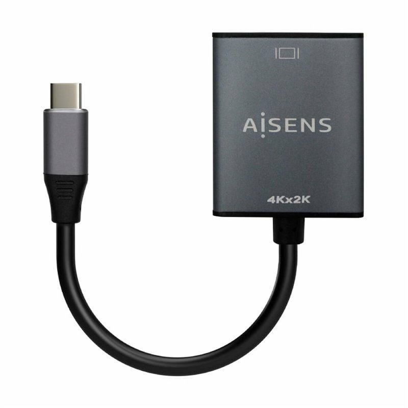 Image secondaire de Aisens A109-0685 câble vidéo et adaptateur 0,15 m USB Type-C HDMI Type A (Standard) Gris