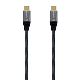 Câble USB-C Aisens A107-0634 2 m Gris (1 Unité)