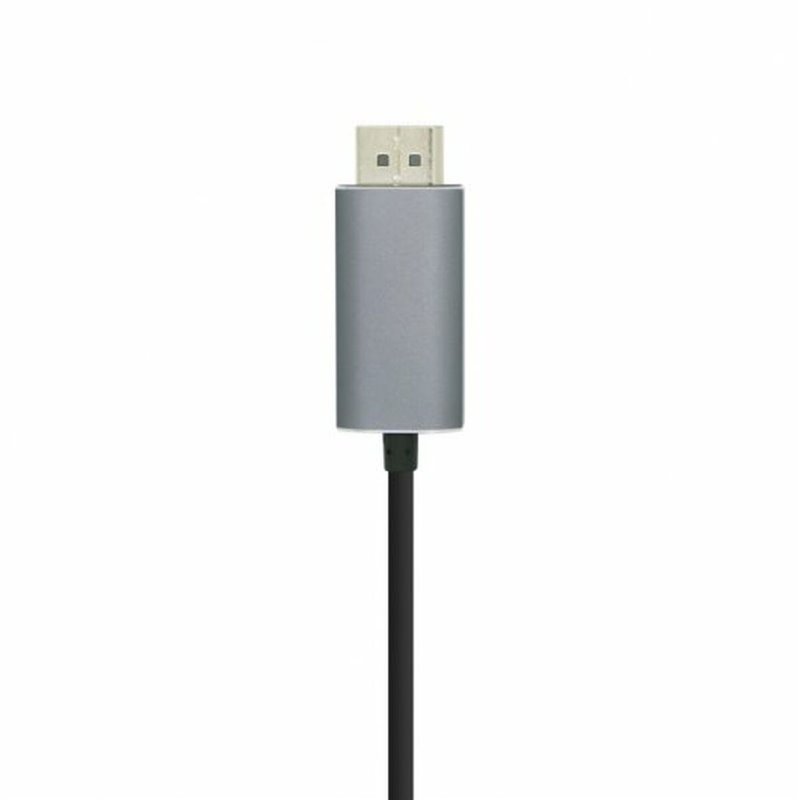 Image secondaire de Aisens A109-0395 câble vidéo et adaptateur 1,8 m DisplayPort USB Type-C Aluminium, Noir