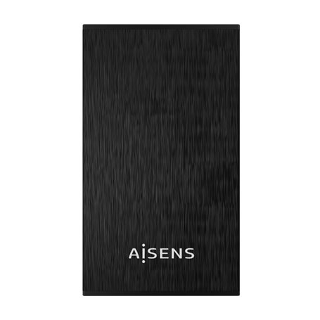 AISENS ASE-2523B Boîtier de disques de stockage Boîtier HDD Noir 2.5"