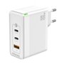 AISENS ASCH-100W3P008-W chargeur d'appareils mobiles Universel Blanc Secteur Charge rapide Intérieure