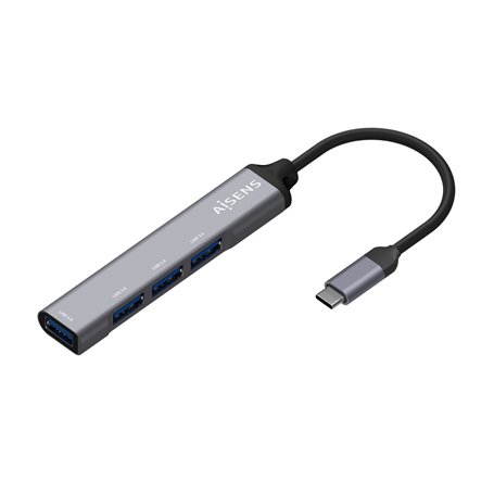 Hub USB Aisens A109-0541 Gris (1 Unité)