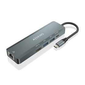 Hub USB Aisens ASUC-5P011-GR Gris (1 Unité)