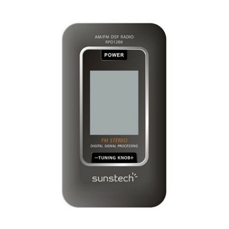 Radio Transistor Sunstech RPD12 AM/FM LCD Noir