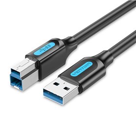 Câble USB Vention COOBI Noir 3 m (1 Unité)