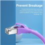 Manchon de Protection pour Connecteur RJ45 Vention IODV0-100 Violet