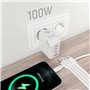 Chargeur mural Aisens ASCH-100W4P028-W Blanc 100 W (1 Unité)