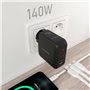 Chargeur mural Aisens ASCH-140W3P031-BK 140 W Noir (1 Unité)