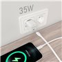 Chargeur mural Aisens ASCH-35W1P022-W Blanc 35 W (1 Unité)