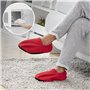 Chaussons Chauffants Micro-ondes InnovaGoods Rouge