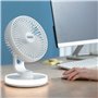 Ventilateur de Bureau Rechargeable avec LED FanLed InnovaGoods Ø6,6'' 4000 mAh