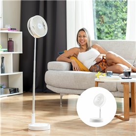 Ventilateur Rechargeable Pliable 3 en 1 Fandle InnovaGoods Ø7