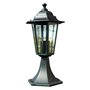 vidaXL Lampe de jardin Vert foncé/Noir Aluminium