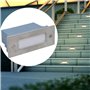 vidaXL Lampe d'escalier encastrée à 2 LED 44x111x56 mm