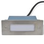 vidaXL Lampe d'escalier encastrée à 2 LED 44x111x56 mm