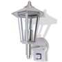 vidaXL Lampe murale extérieure avec capteur Acier inoxydable