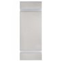 vidaXL Appliques murales d'extérieur 2 pcs 35 W Argenté Rectangulaire