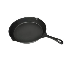 vidaXL Poêle de gril Fonte 30 cm Ronde