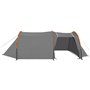 vidaXL Tente de camping pour 4 personnes gris et orange