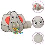 vidaXL Tente de jeu pour enfants Éléphant Gris 174x86x101 cm