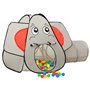 vidaXL Tente de jeu pour enfants Éléphant Gris 174x86x101 cm