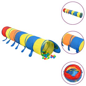 vidaXL Tunnel de jeu pour enfants Multicolore 245 cm Polyester