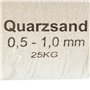 vidaXL Sable filtrant 25 kg 0,5-1,0 mm