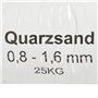 vidaXL Sable filtrant 25 kg 0,8-1,6 mm