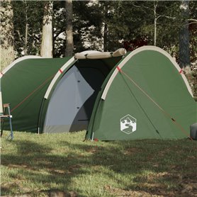 vidaXL Tente de camping tunnel 4 personnes vert imperméable