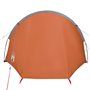 vidaXL Tente de camping tunnel 4 personnes orange imperméable