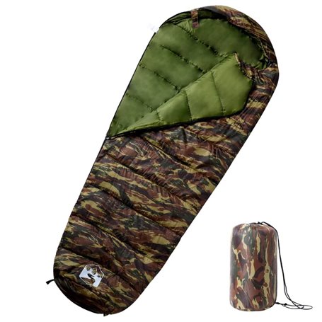 vidaXL Sac de couchage momie pour adultes camping 3 saisons