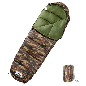 vidaXL Sac de couchage momie pour adultes camping 3 saisons