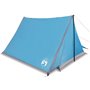 vidaXL Tente de camping 2 personnes bleu imperméable