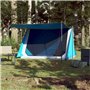 vidaXL Tente de camping 2 personnes bleu imperméable