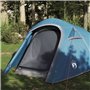 vidaXL Tente de camping tunnel 3 personnes bleu imperméable