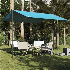 vidaXL Bâche de camping bleu 360x294 cm imperméable