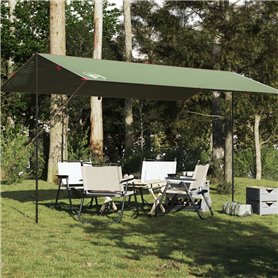 vidaXL Bâche de camping vert 500x294 cm imperméable