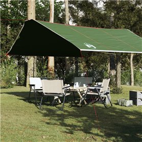 vidaXL Bâche de camping vert 420x440 cm imperméable