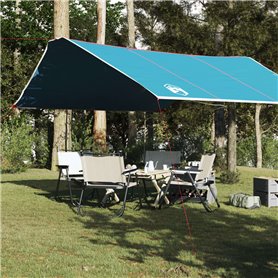 vidaXL Bâche de camping bleu 420x440 cm imperméable