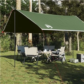 vidaXL Bâche de camping vert 430x380x210 cm imperméable