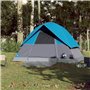 vidaXL Tente de camping à dôme 3 personnes bleu imperméable