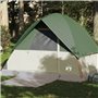 vidaXL Tente de camping à dôme 4 personnes vert imperméable