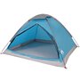 vidaXL Tente de camping à dôme 4 personnes bleu imperméable