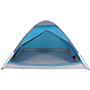 vidaXL Tente de camping à dôme 4 personnes bleu imperméable