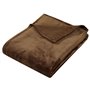 vidaXL Couverture marron cacao 130x170 cm polyester