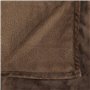 vidaXL Couverture marron cacao 130x170 cm polyester