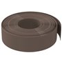 vidaXL Bordure de jardin marron 10 m 15 cm polyéthylène