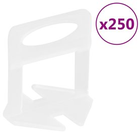 vidaXL Clips de nivellement de carreaux 250 pcs 1