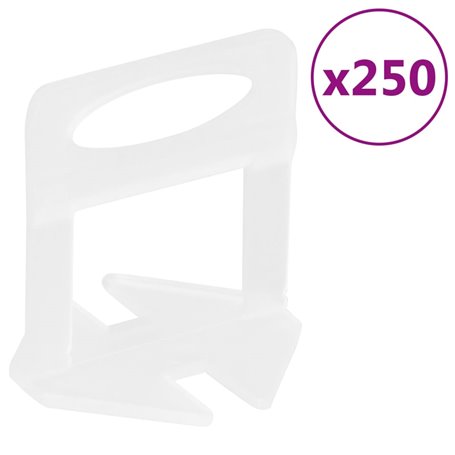 vidaXL Clips de nivellement de carreaux 250 pcs 1