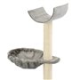 vidaXL Arbre à chat avec griffoirs en sisal 105 cm Gris